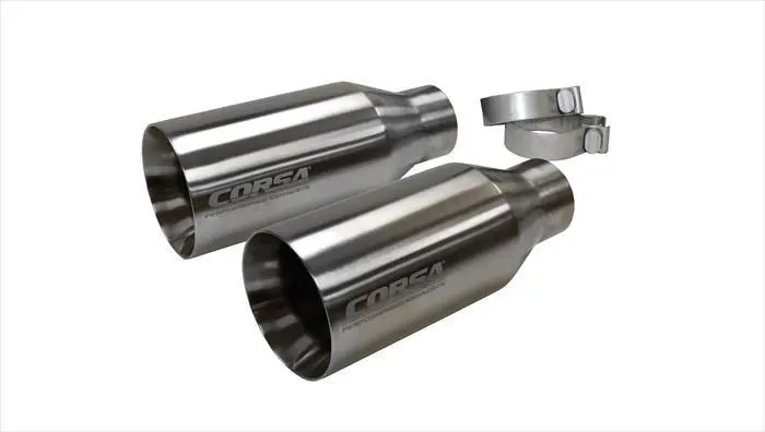 Corsa 2017-2020 Ford F-150 Raptor 3In Inlet / 5In Outlet Satin Polished Tip Kit (For Corsa Exh Only) 1