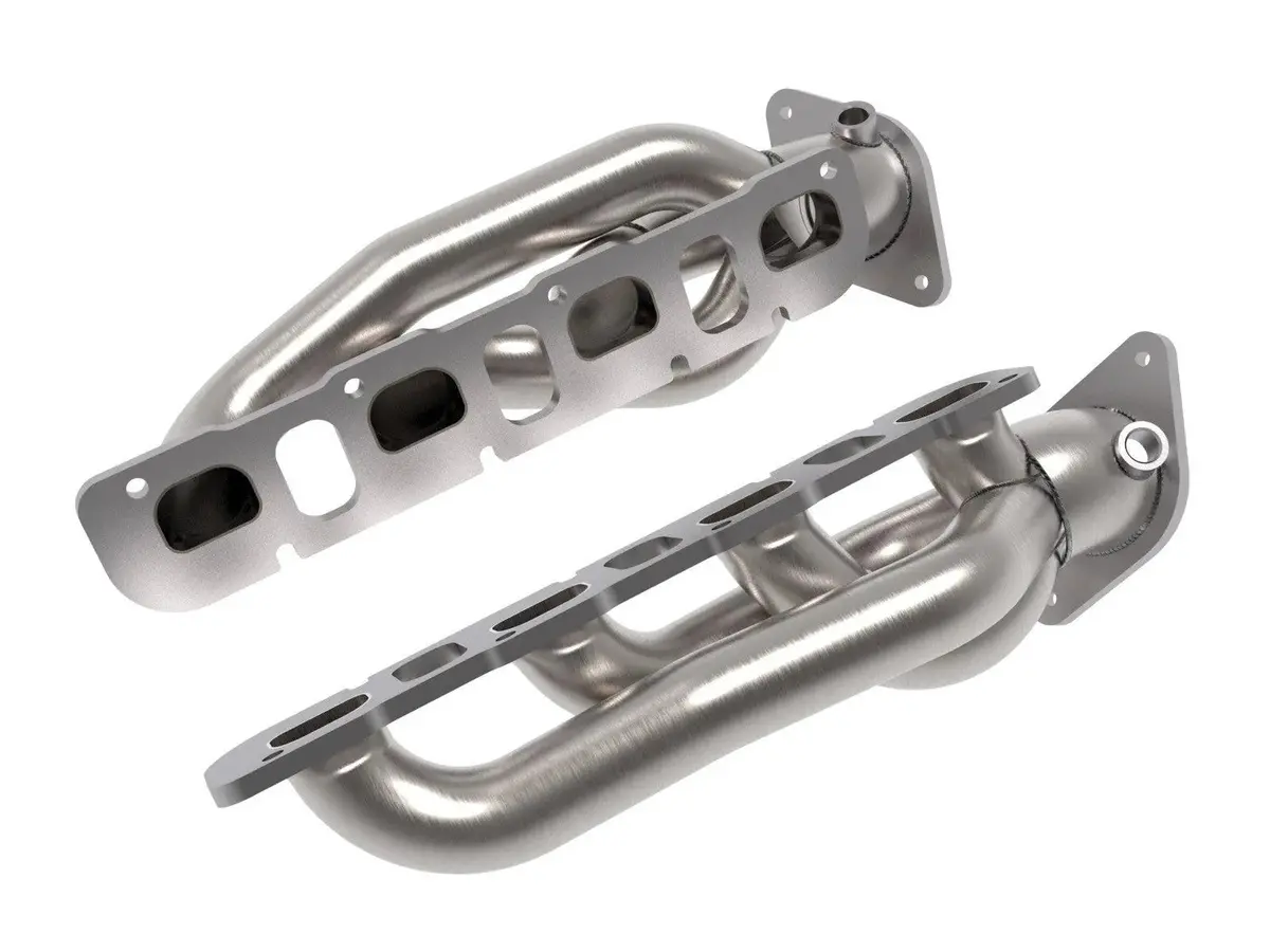 Afe Power Twisted Steel 304Ss Shorty Header 2021+ Ram 1500 Trx V8-6.2L 1