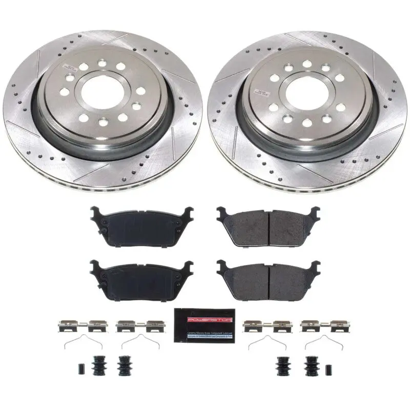 Power Stop 22-23 Jeep Grand Wagoneer Rear Z23 Evolution Brake Kit 1