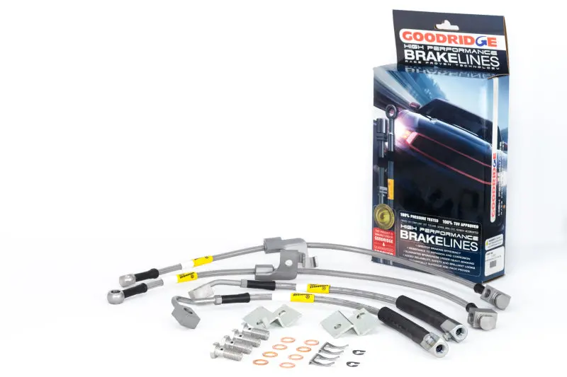 Goodridge 15-17 Ford Mustang Gt Stainless Steel Brake Line Kit 1