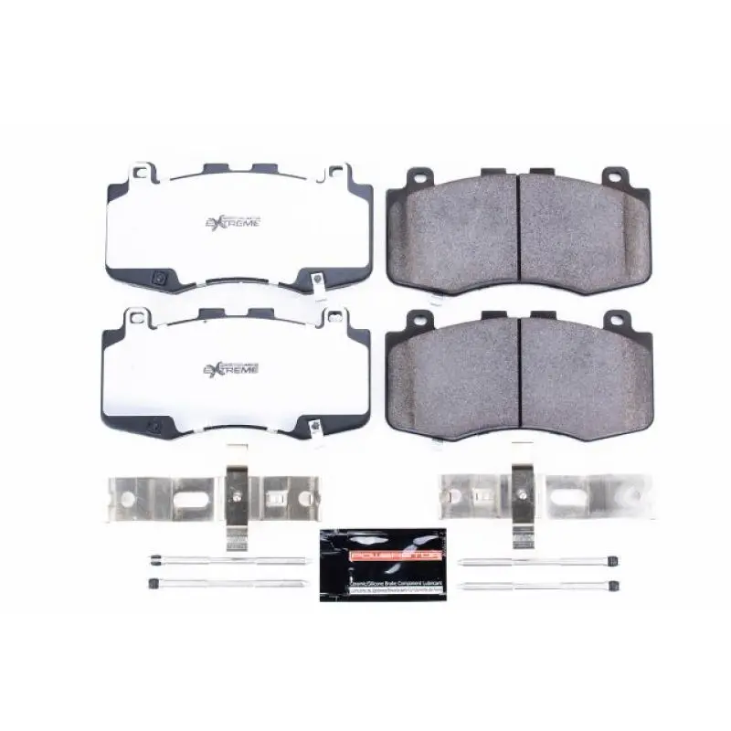 Power Stop 18-19 Jeep Grand Cherokee Front Z36 Truck & Tow Brake Pads W/Hardware 1