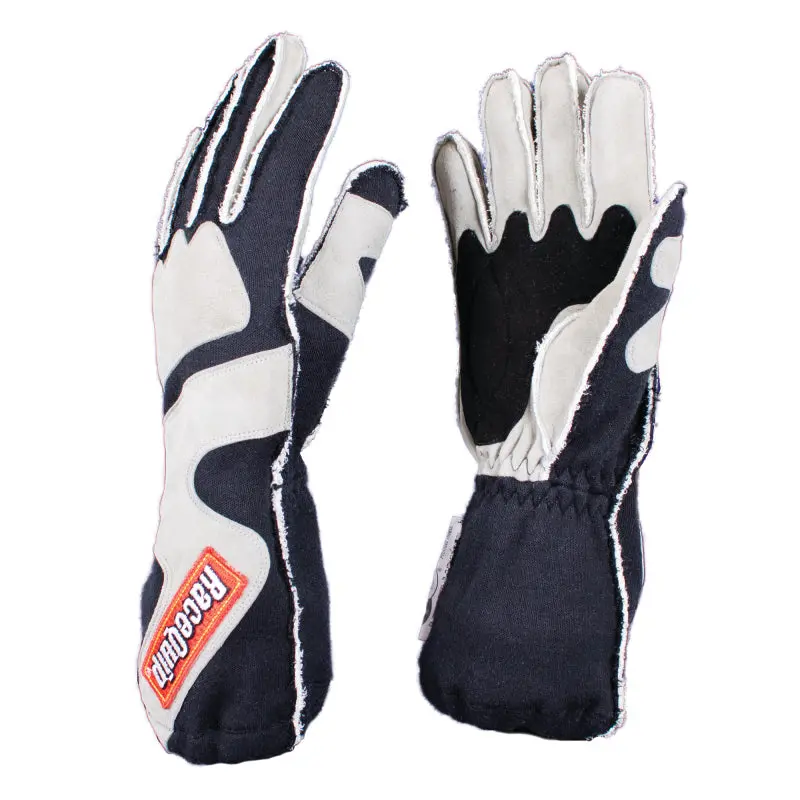 Racequip Sfi-5 Gray/Black Xl Outseam W/ Closure Glove 1