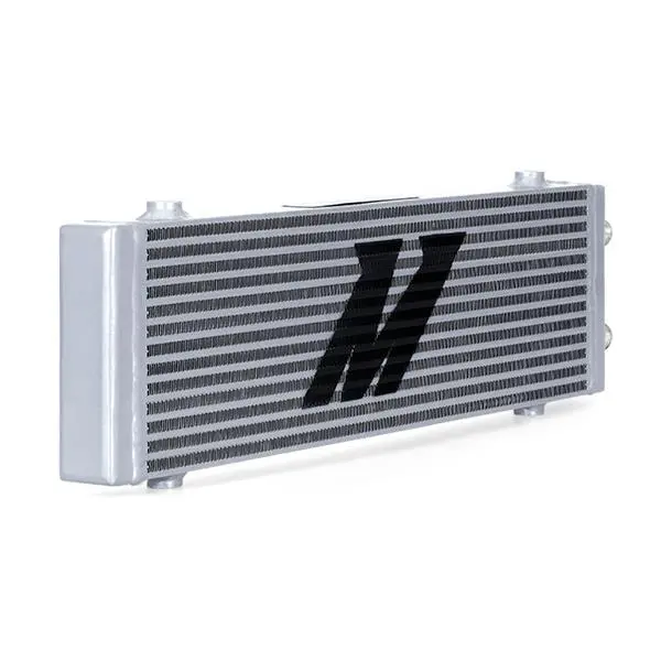 Mishimoto Universal Large Bar And Plate Dual Pass Silver Oil Cooler 1