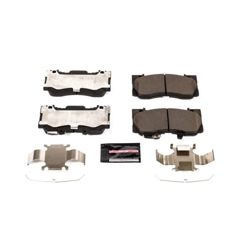 Power Stop 15-19 Ford Mustang Front Z23 Evolution Sport Brake Pads W/Hardware 1