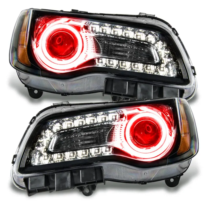 Oracle 11-14 Chrysler 300C Smd Hl - Black - Non Hid - Red 1