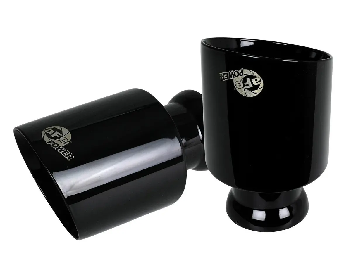 Afe Mach Force-Xp 4-1/2" Oe Replacement Exhaust Tips (Black Tips) Dodge Charger 2015-2023 1
