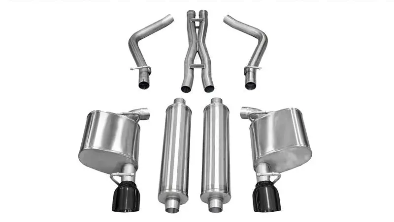 Corsa 11-14 Chrysler 300 R/T 5.7L V8 Black Sport Cat-Back Exhaust 1