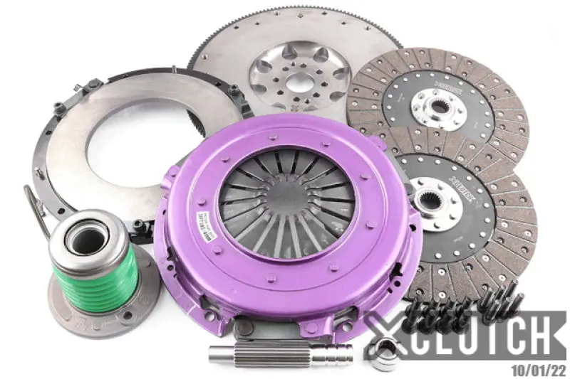 Xclutch 11-14 Ford Mustang Gt 5.0L 10.5In Twin Solid Organic Clutch Kit 1