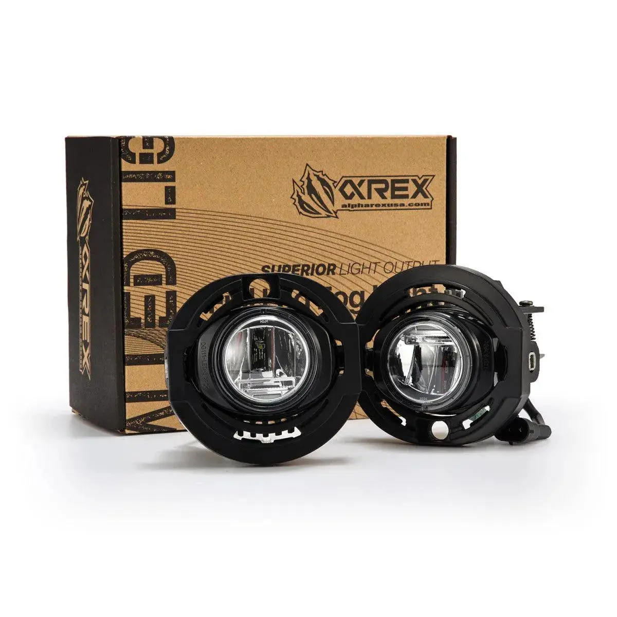 Alpharex 2015-2023 Dodge Charger / Challenger/ 300  Double Tap Dual Color Led Projector Fog Lights 1