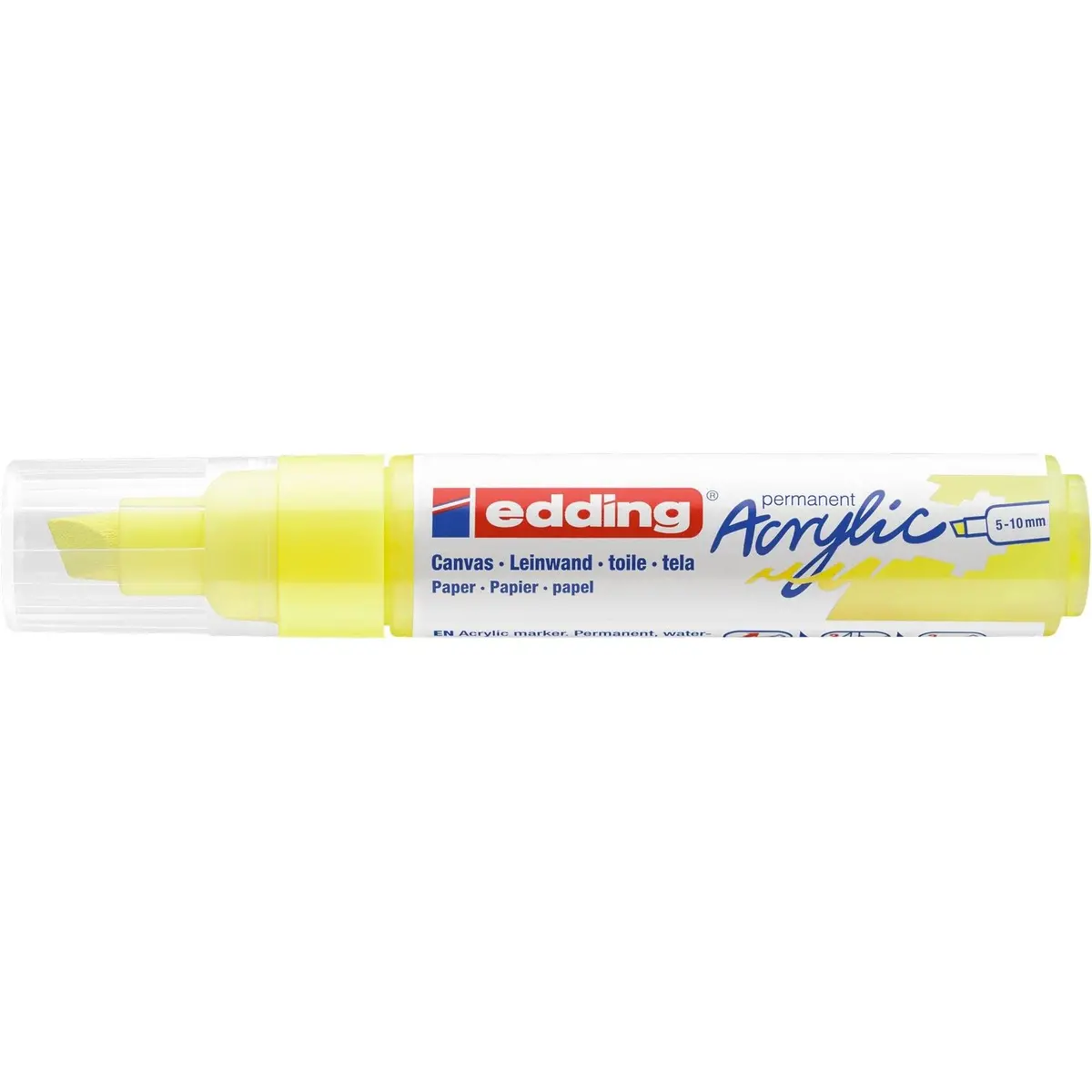 Edding 5000 • Acrylmarker Breed Neongeel 1