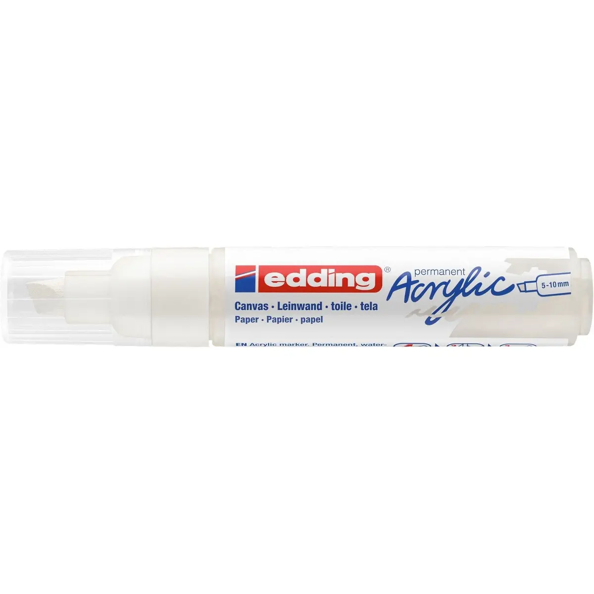 Edding 5000 • Acrylmarker Breed Verkeerswit 1