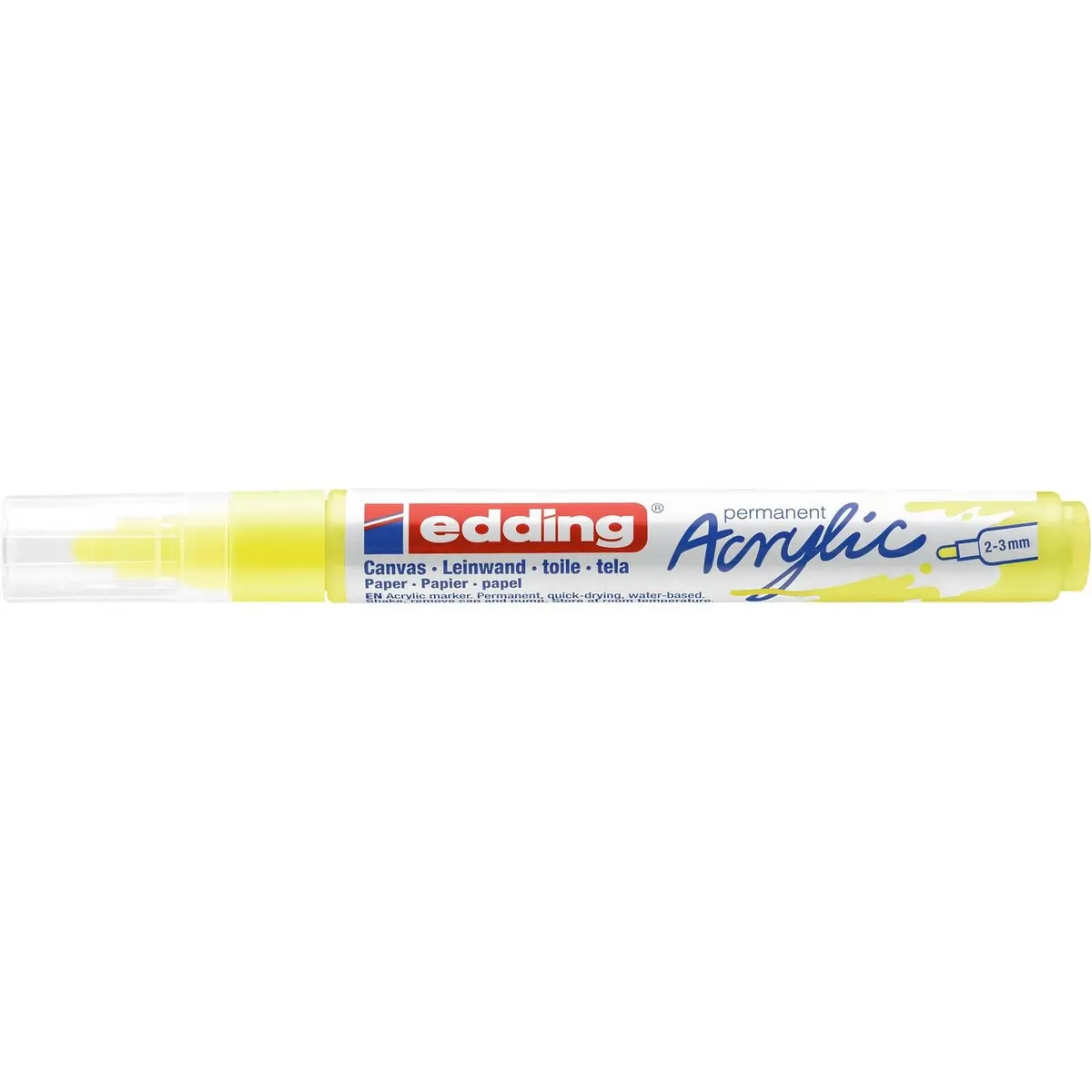 Edding 5000 • Acrylmarker Medium Neongeel 1