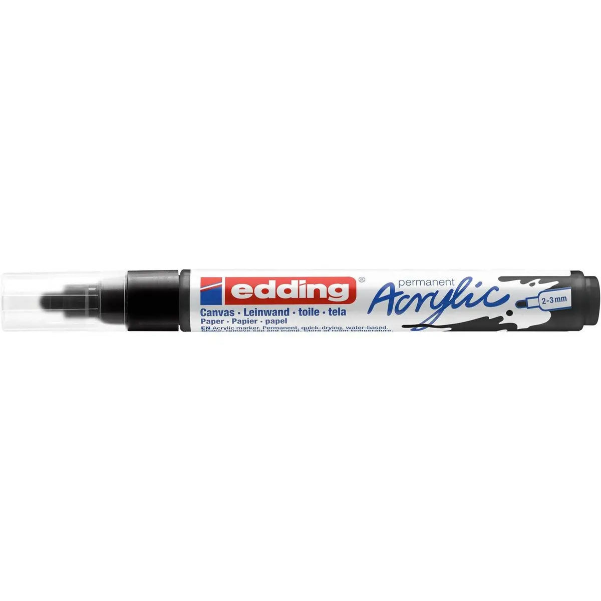 Edding 5000 • Acrylmarker Medium Zwart 1