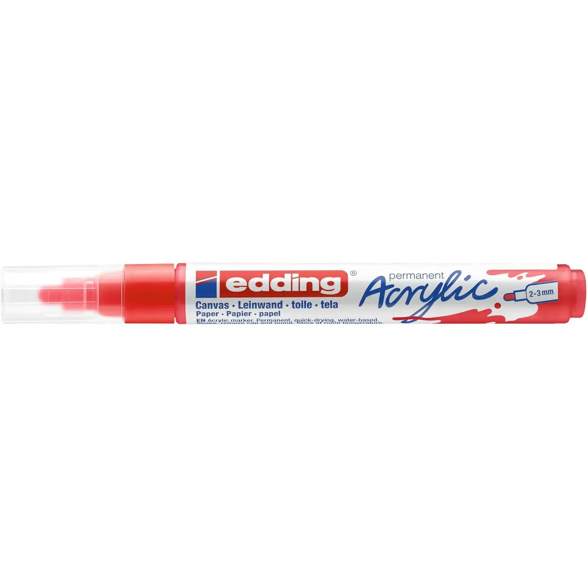Edding 5000 • Acrylmarker Medium Verkeersrood 1