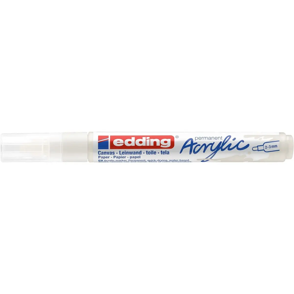 Edding 5000 • Acrylmarker Medium Verkeerswit 1