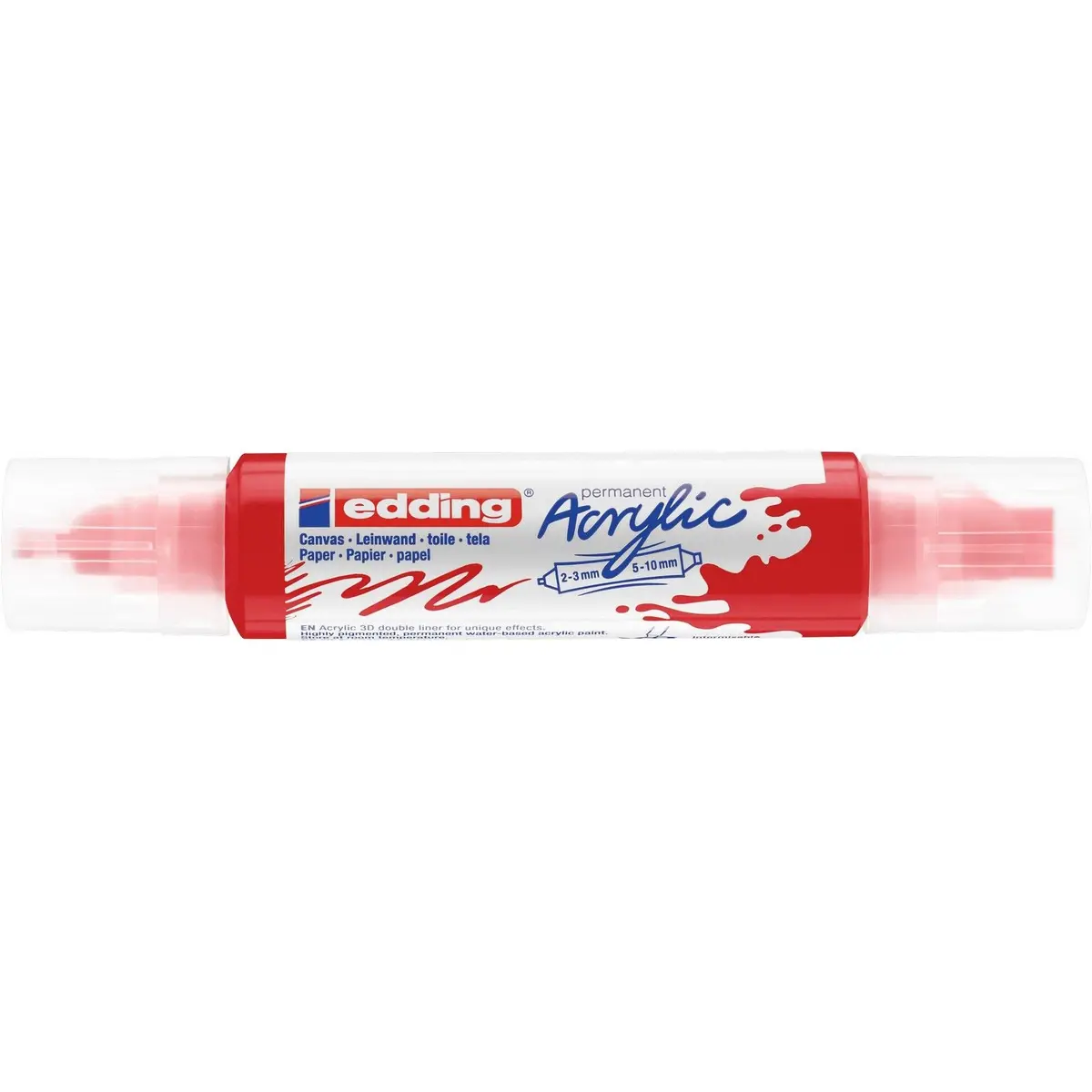 Edding 5000 • Acrylic 3D Doubleliner Verkeersrood 1