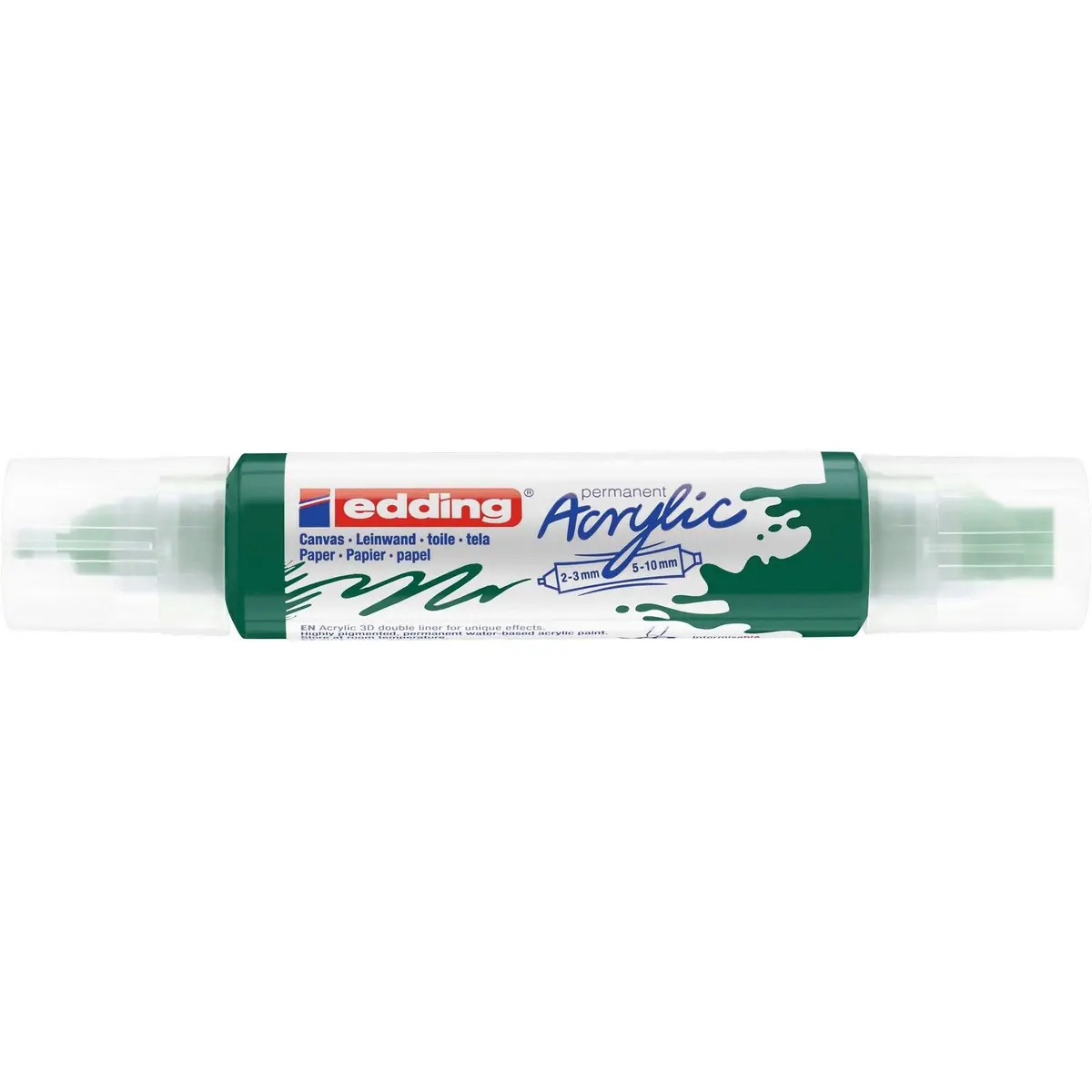 Edding 5000 • Acrylic 3D Doubleliner Mosgroen 1