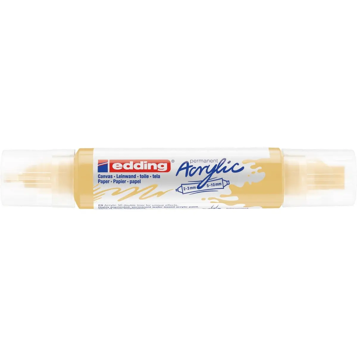 Edding 5000 • Acrylic 3D Doubleliner Pastelgeel 1