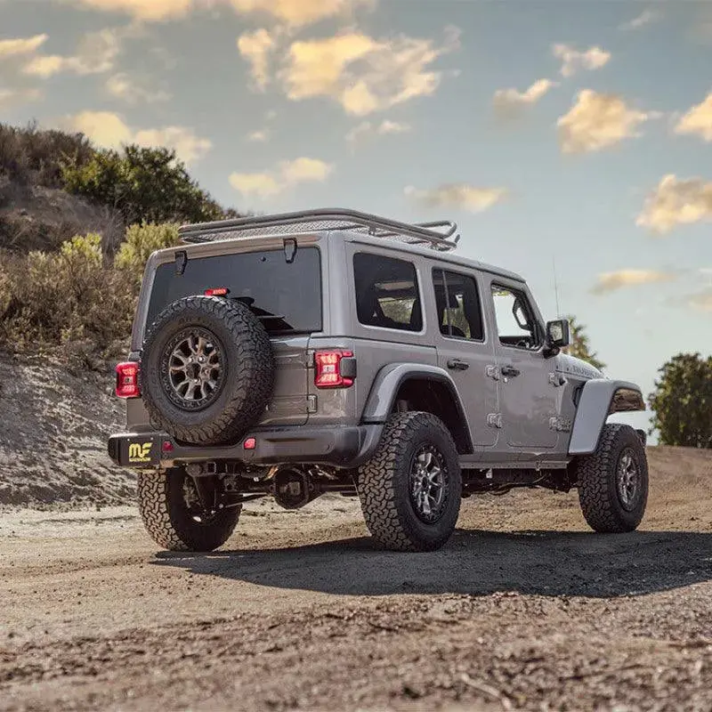 Magnaflow Cat-Back 2021 & Up Jeep Wrangler 6.4L Rock Crawler Series Dual Exit Stainless Exhaust 1