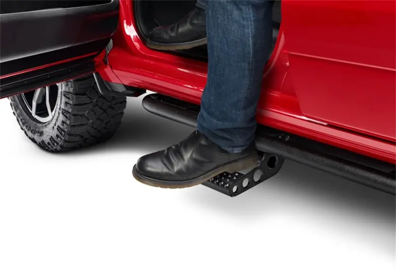 N-Fab Rkr Step System 2019-2026 Dodge Ram 1500 Crew Cab All Beds - Tex. Black - Cab Length - 1.75In 2