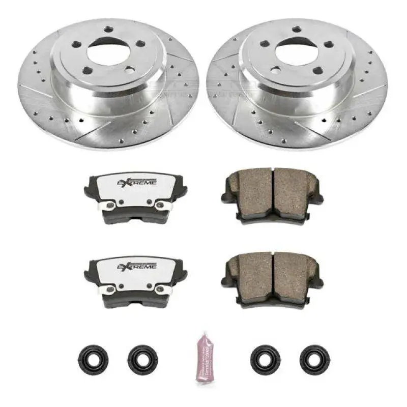 Powerstop 2005-2023 Chrysler 300/Charger/Challenger Rear Z26 Street Warrior Brake Kit 1