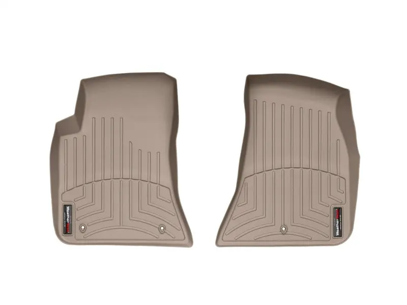 Weathertech 11+ Dodge Challenger Front Floorliner - Tan 1