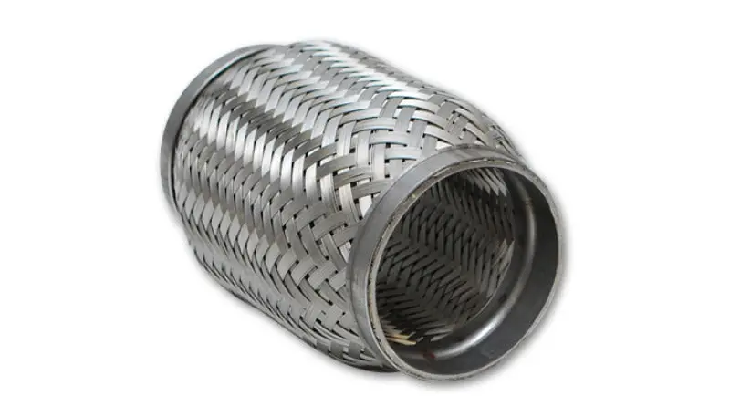Vibrant Ss Flex Coupling With Inner Braid Liner 2.25In Inlet/Outlet X 8In Flex Length 1