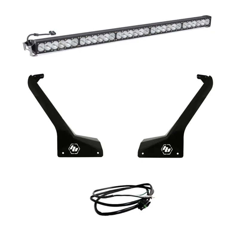 Baja Designs 2018+ Jeep Wrangler Jl/Jt Onx6+ 50In Roof Led Light Bar Kit W/ Upfitter 1