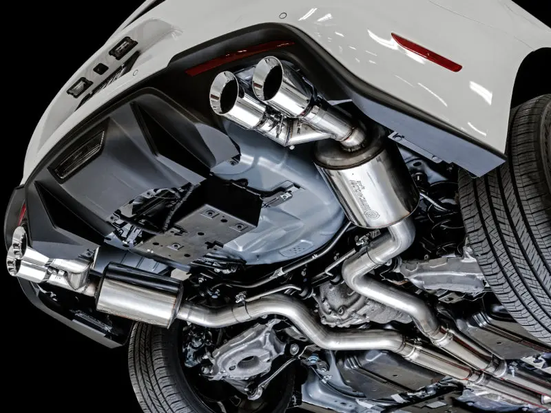 Awe Tuning 2018+ Ford Mustang Gt (S550) Cat-Back Exhaust - Touring Edition (Quad Chrome Silver Tips) 2