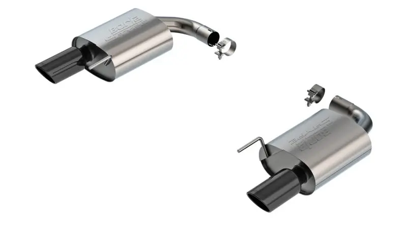Borla 2024 Ford Mustang Gt 5.0L V8 W/O Active Exhaust S-Type Axle-Back Exhaust System - Black Chrome 1