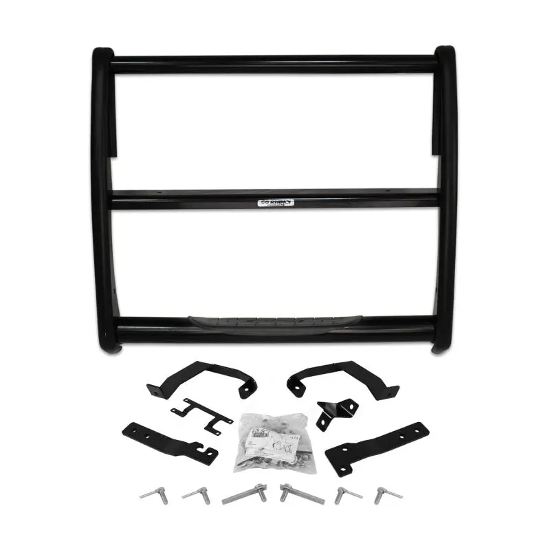 Go Rhino 09-19 Dodge Ram 1500 3000 Series Stepguard - Black (Center Grille Guard Only) 1