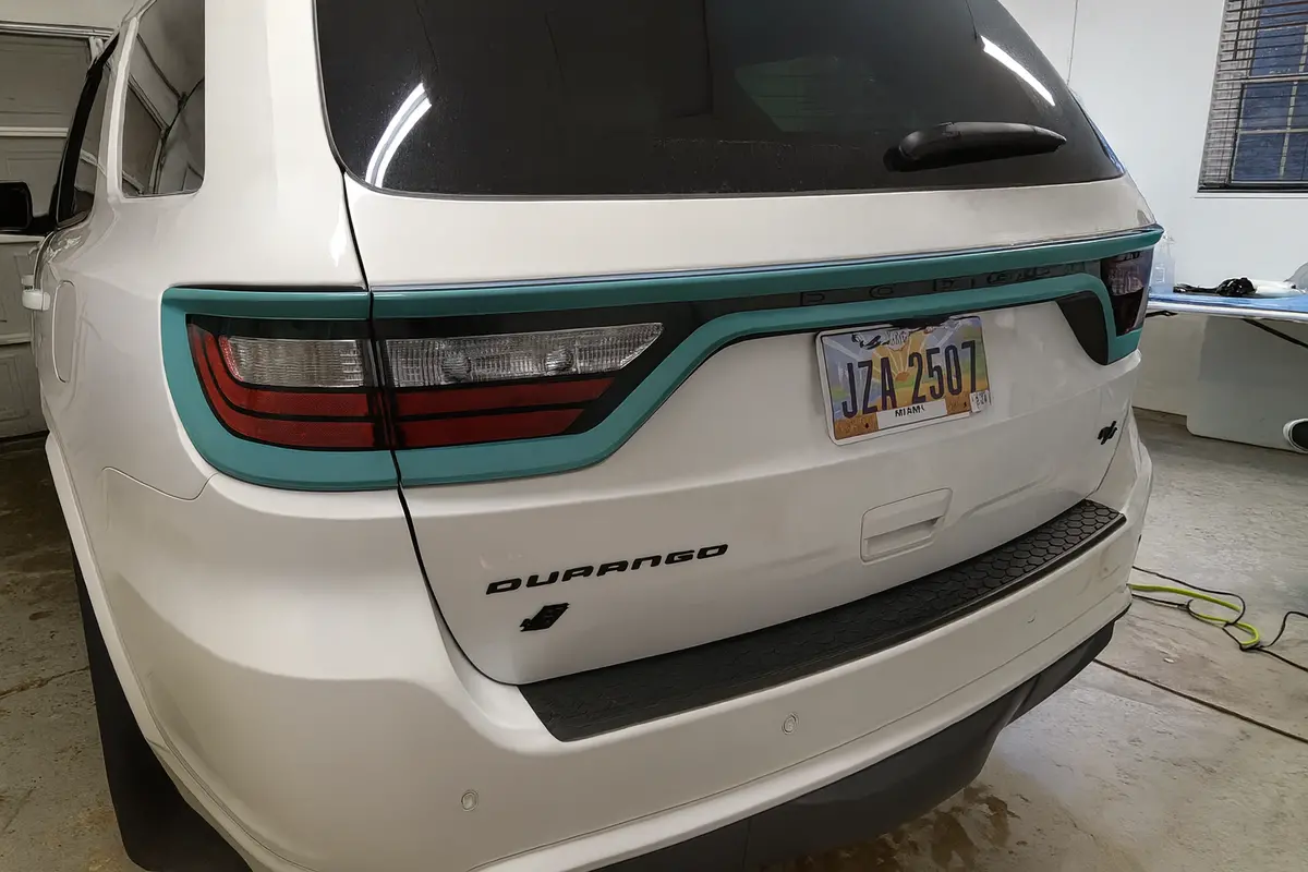 14-25 Dodge Durango Colored Taillight Tint Overlay 8