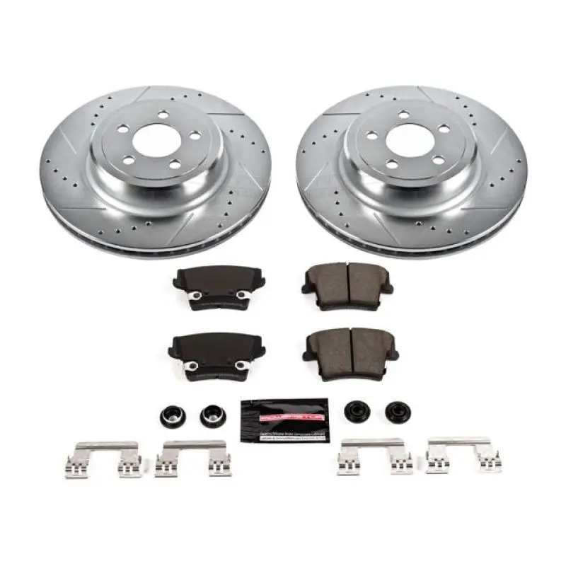 Power Stop 06-14 Dodge Charger Rear Z23 Evolution Sport Brake Kit 1