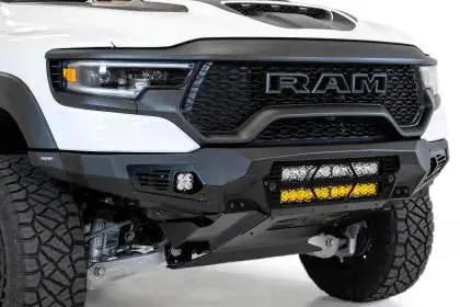 Add 2021-2024 Ram Trx Bomber Front Bumper Black 1