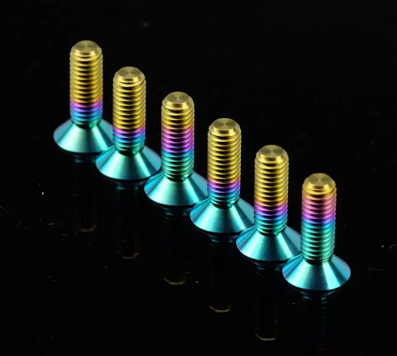 Nrg Titanium Steering Wheel Screw Upgrade Kit (Conical) - Multi Color 1