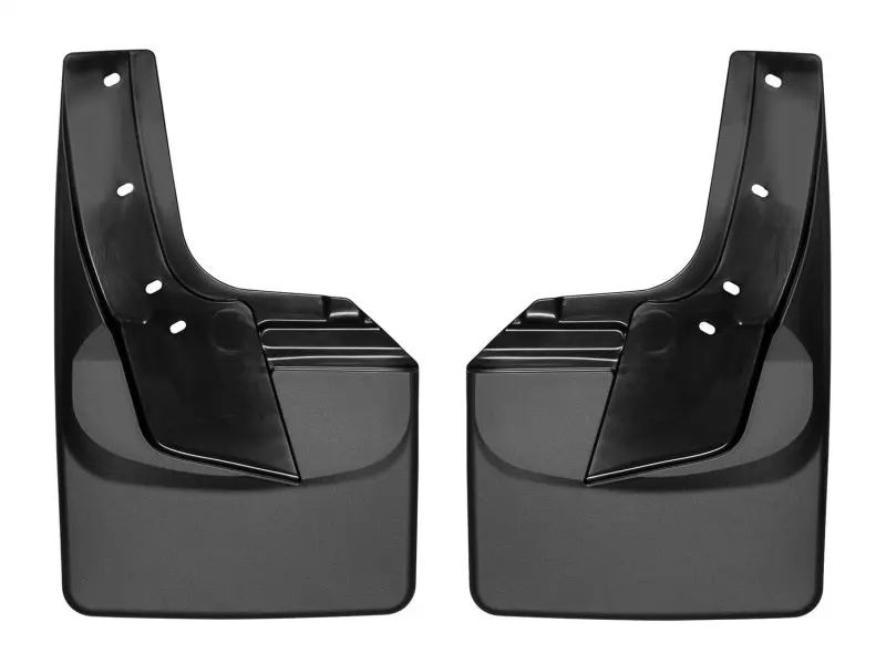 Weathertech 19+ Dodge Ram W/ Factory Flares Rear No Drill Mudflaps - Black 1