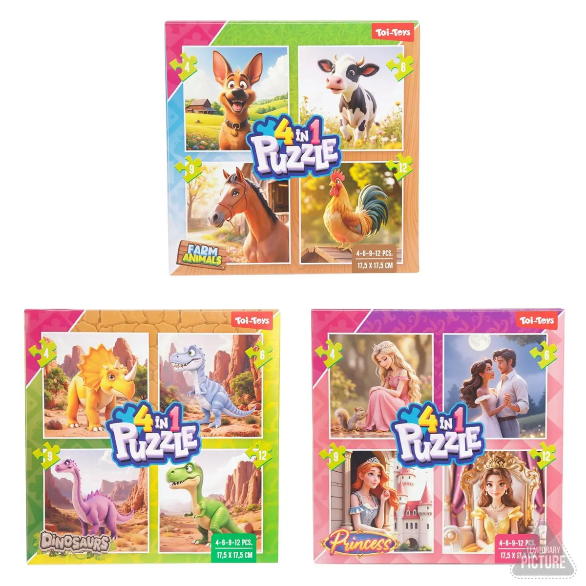 Toi-Toys Games Legpuzzel 4-In-1 1
