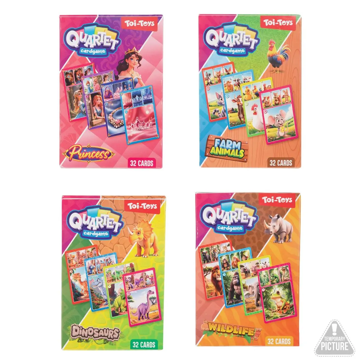 Toi-Toys Kaartspel Kwartet 32 Kaarten 1