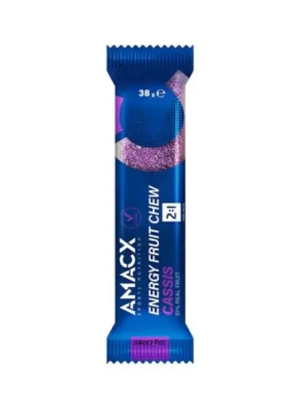 Amacx Energy Bar Energy Fruit Chew 12X38gr Cassis 1