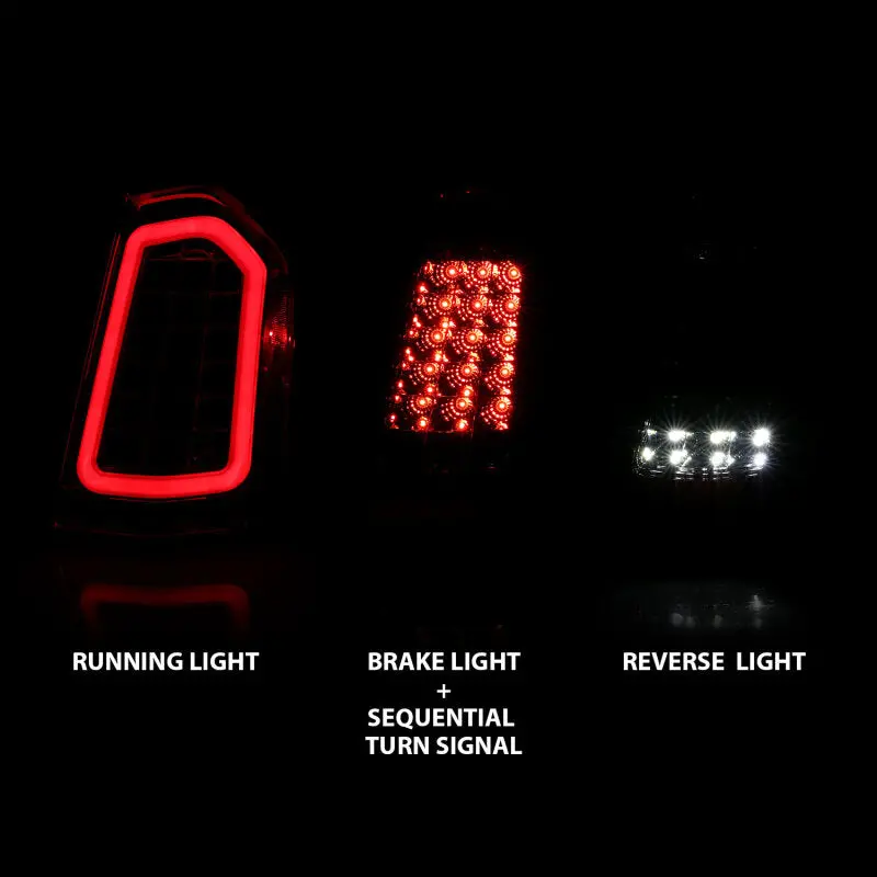 Anzo 11-14 Chrysler 300 Led Taillights Chrome W/ Sequential 1