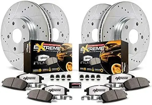 2019-2024 Ram 1500 (6 Lug) Powerstop Z36 Front & Rear Pads & Rotors 1