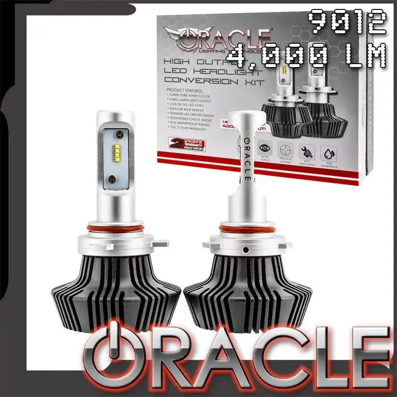Oracle Lighting 2015-2023 Dodge Challenger 9012 4,000+ Lumen Led Headlight Conversion Kit - High/Low Beam 1