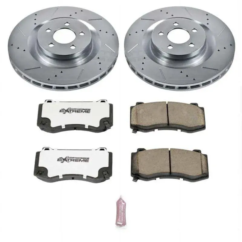 Powerstop 2005-2023 Dodge 300/Charger/Challenger Front Z26 Street Warrior Brake Kit(W/ 4 Piston) 1