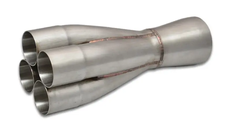 Vibrant 4-1 Ss Merge Collectors (1-7/8In Inlet Slipover Id 2-1/2In Merge Outlet Od) Single Unit 1
