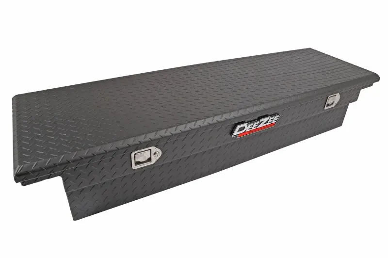 Deezee Universal Tool Box - Red Crossover - Single Lid Black Bt (Low/Txt Blk) 1