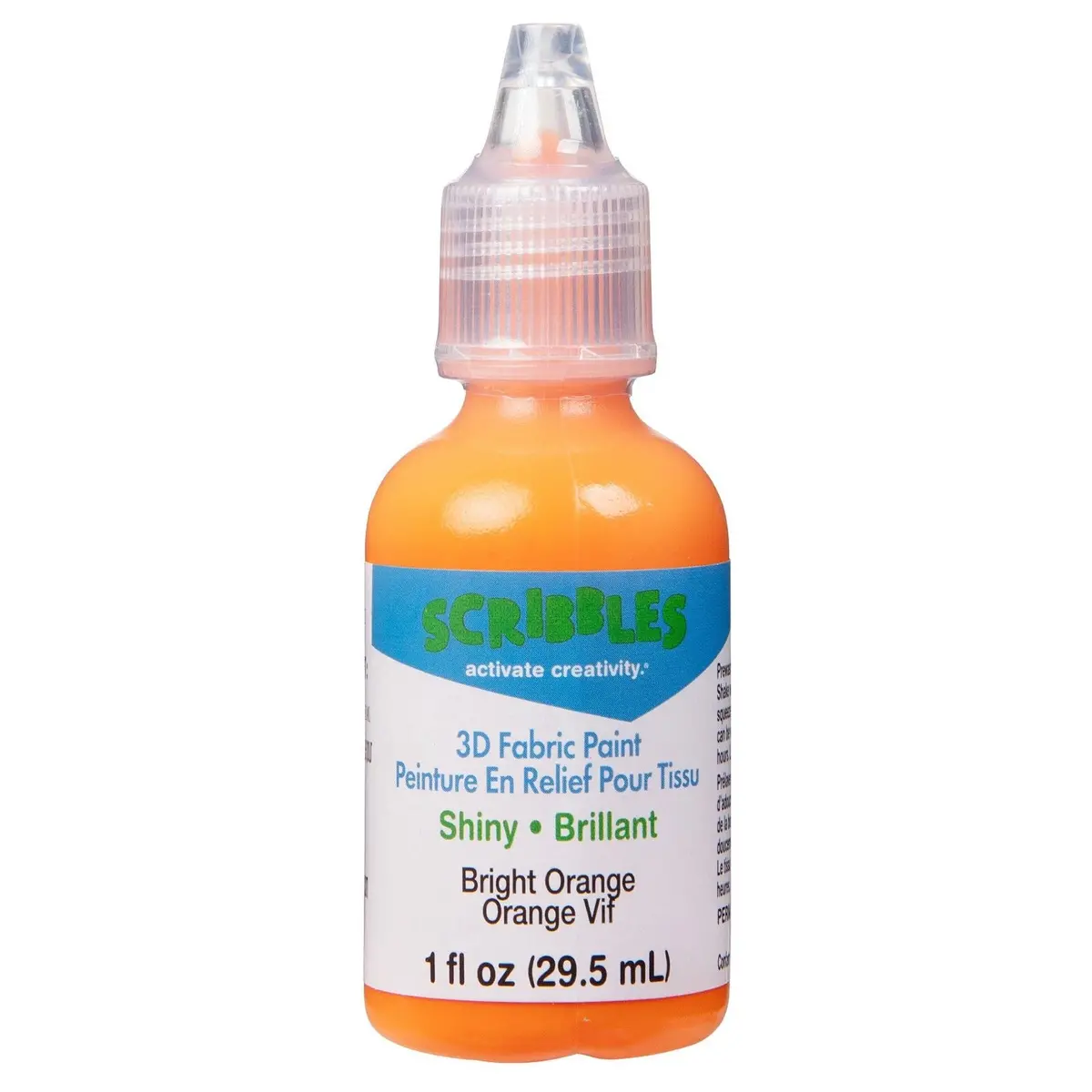 Scribbles • 3D Textielverf Glanzend 29,5Ml Oranje 1
