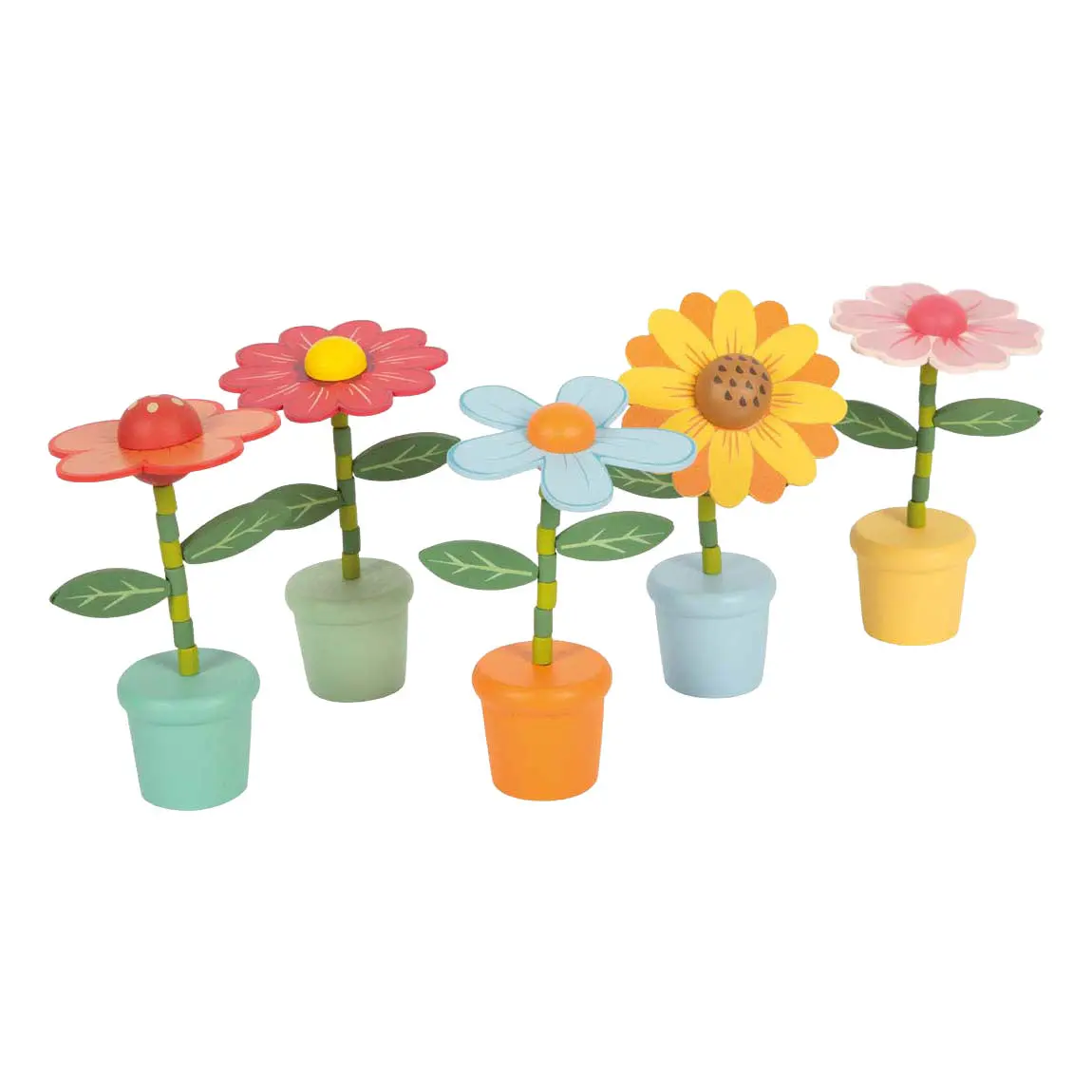 Small Foot - Houten Drukfiguur Bloem 1