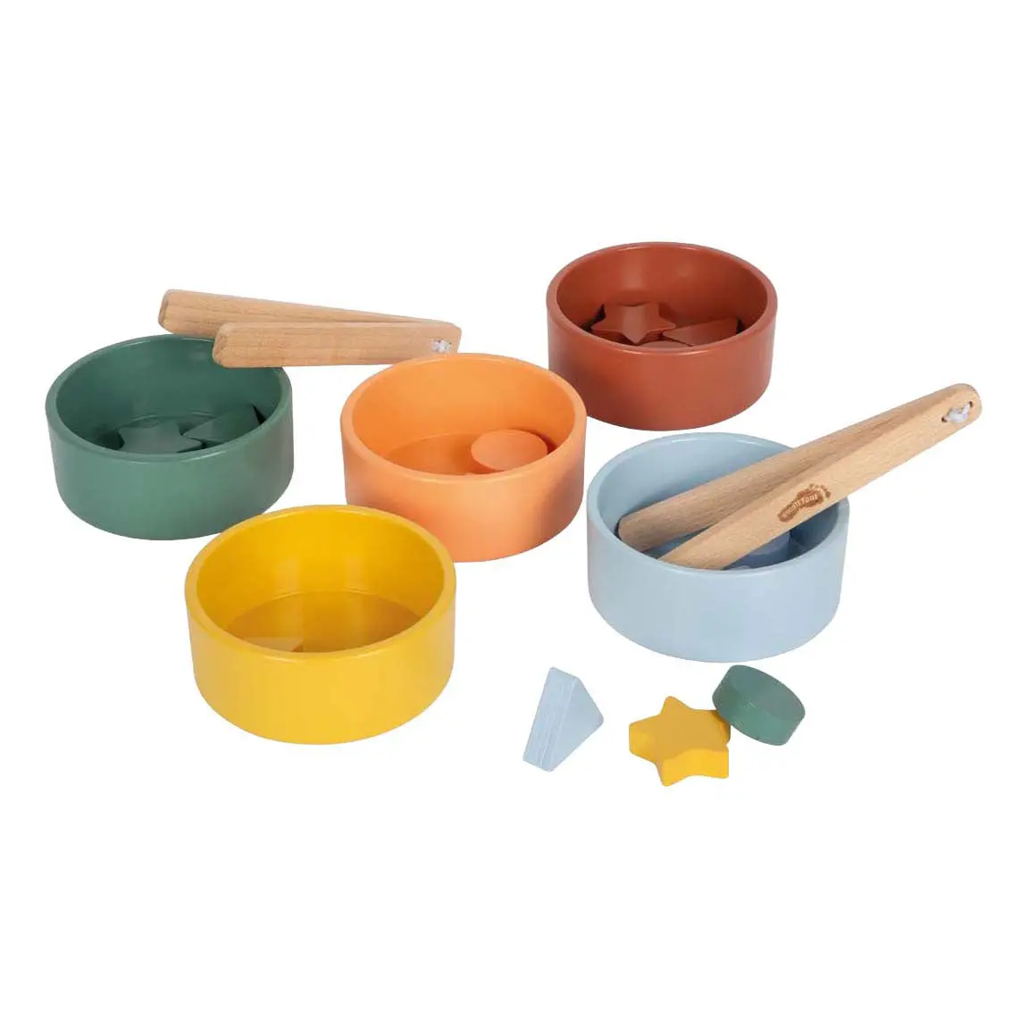 Small Foot - Houten Montessori Sorteerspel Met Knijptang 1