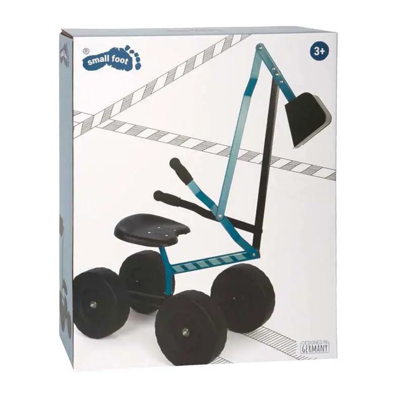 Small Foot - Graafmachine Met Wielen Blauw 2