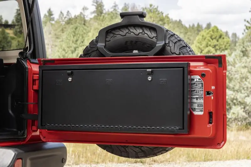 Tuffy Tailgate Lockbox W/ Keyed Lock For Jeep Wrangler 1